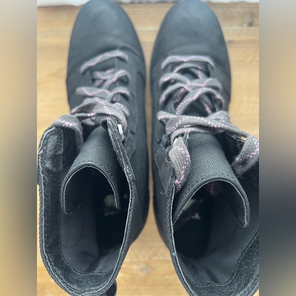 New Sorel Women's Evie II Lace Boots Black, Sea Salt in Size 12 - Picture 6 of 10